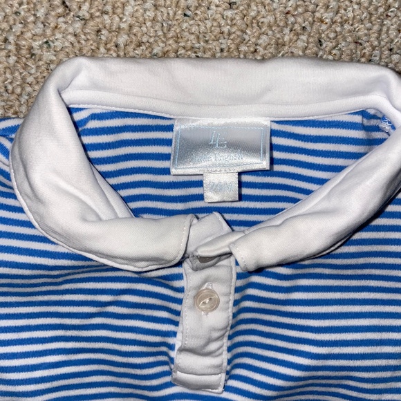 24 months - “Peter Pan Polo Romper -  Stripe - Picture 3 of 4